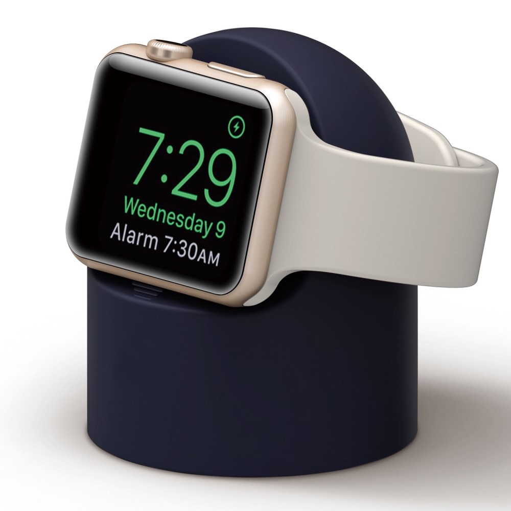 Soporte de carga Apple Watch azul oscuro