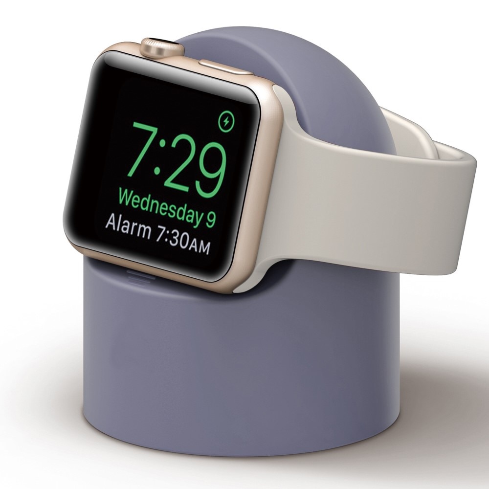 Soporte de carga Apple Watch azul claro