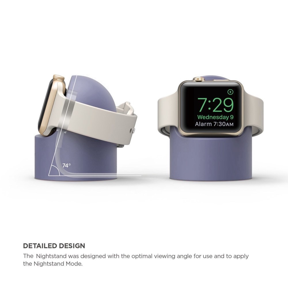 Soporte de carga Apple Watch azul claro