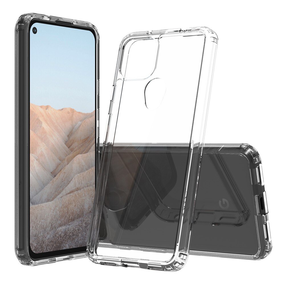 Funda híbrida Crystal Hybrid para Google Pixel 5a, transparente