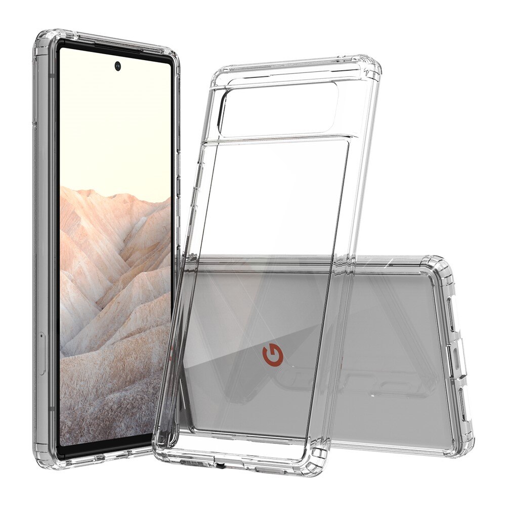 Funda híbrida Crystal Hybrid para Google Pixel 6, transparente