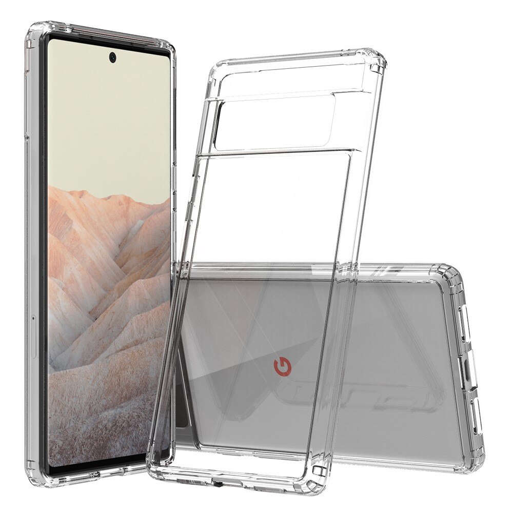 Funda híbrida Crystal Hybrid para Google Pixel 6 Pro, transparente