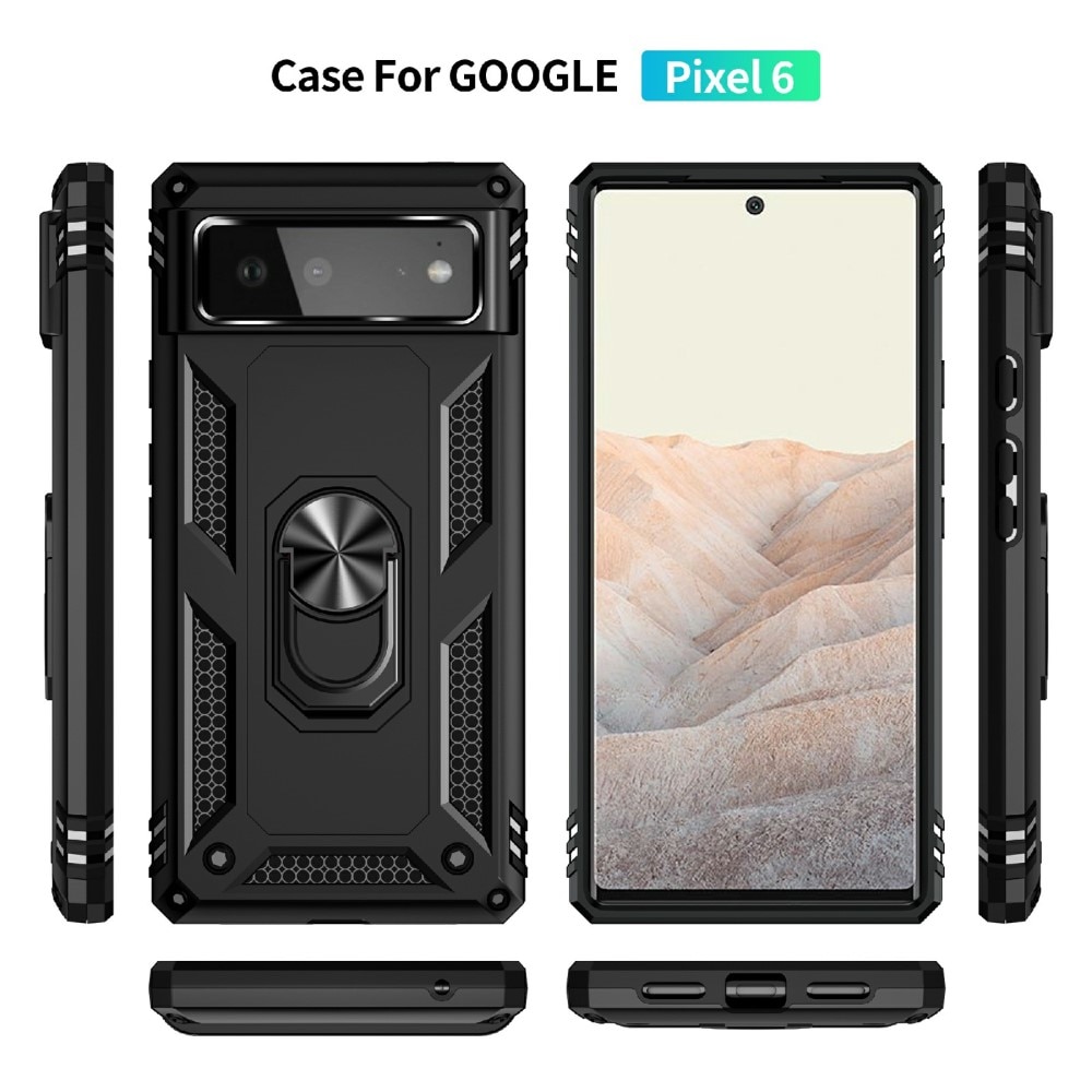 Funda híbrida Tech Ring Google Pixel 6 Negro