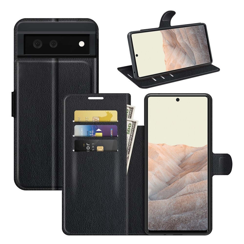 Funda cartera Google Pixel 6 Negro