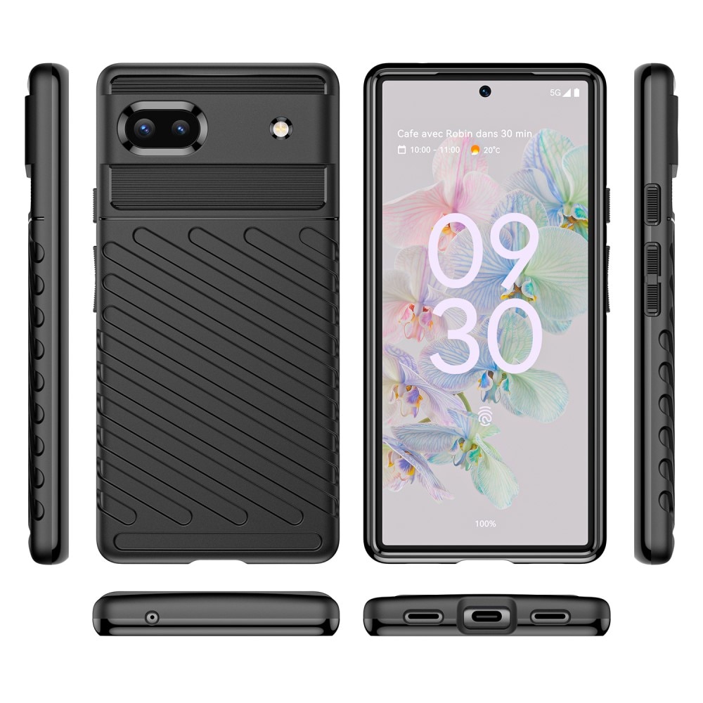 Funda Thunder TPU Google Pixel 6a Black