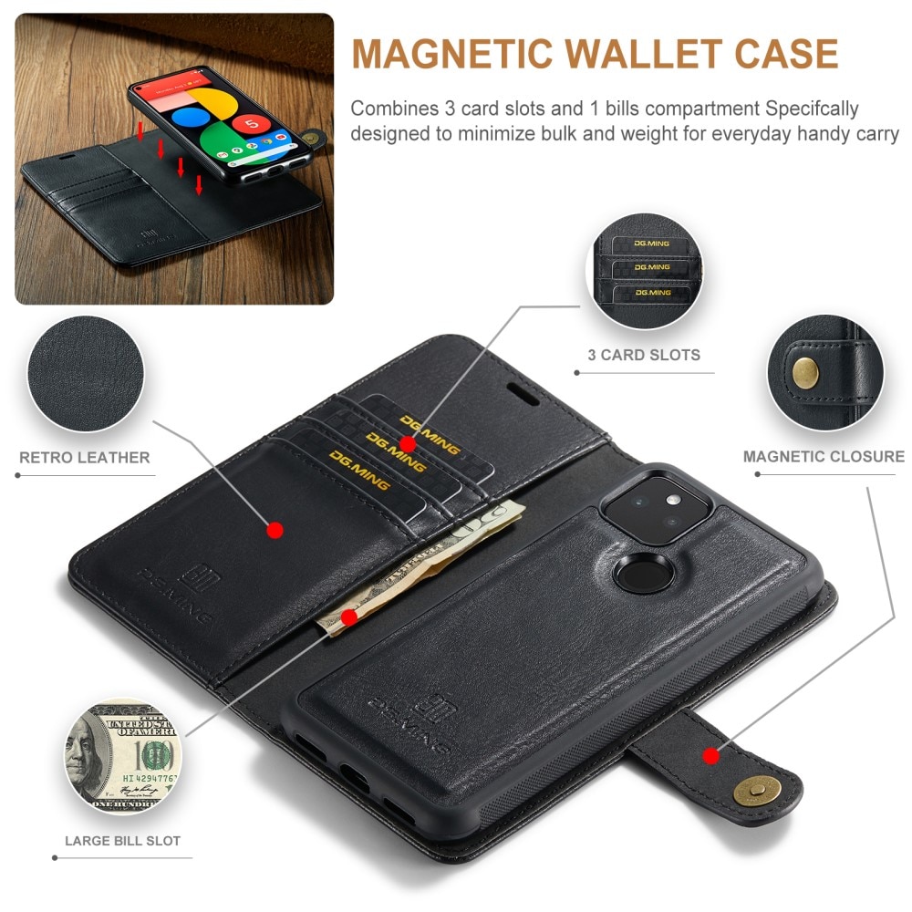 Cartera Magnet Wallet Google Pixel 5a Black