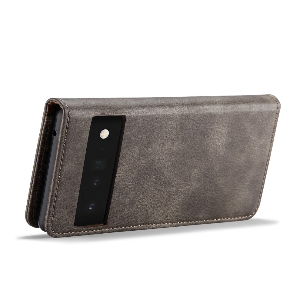 Cartera Magnet Wallet Google Pixel 6 Pro Brown