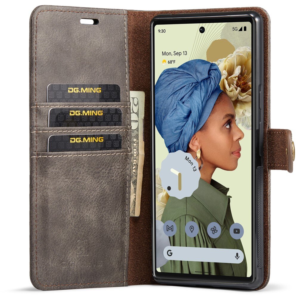 Cartera Magnet Wallet Google Pixel 6 Pro Marrón