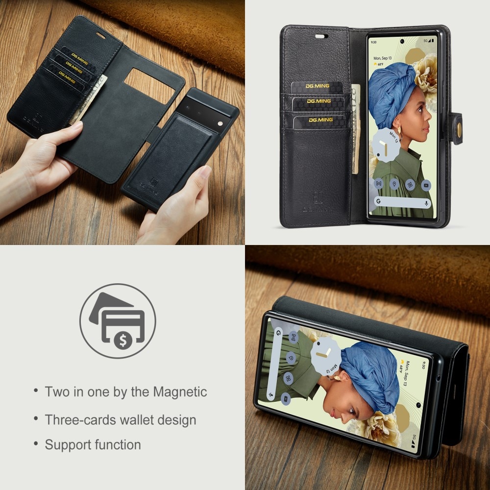 Cartera Magnet Wallet Google Pixel 6 Pro Black