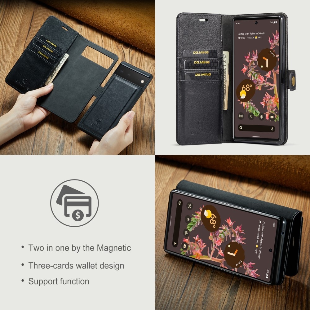 Cartera Magnet Wallet Google Pixel 6 Negro