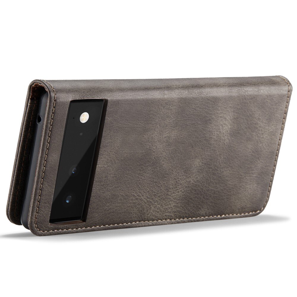 Cartera Magnet Wallet Google Pixel 6 Brown