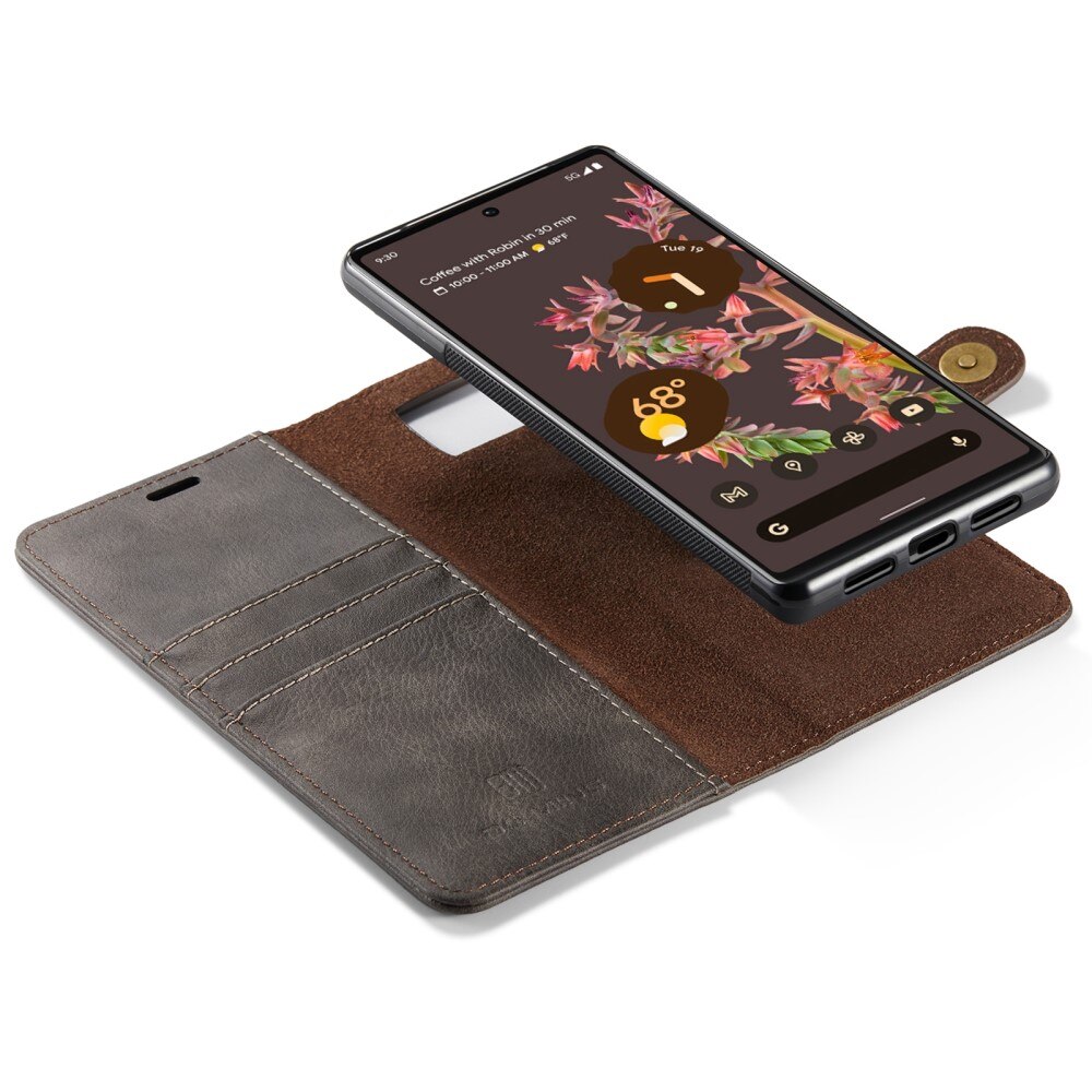 Cartera Magnet Wallet Google Pixel 6 Brown