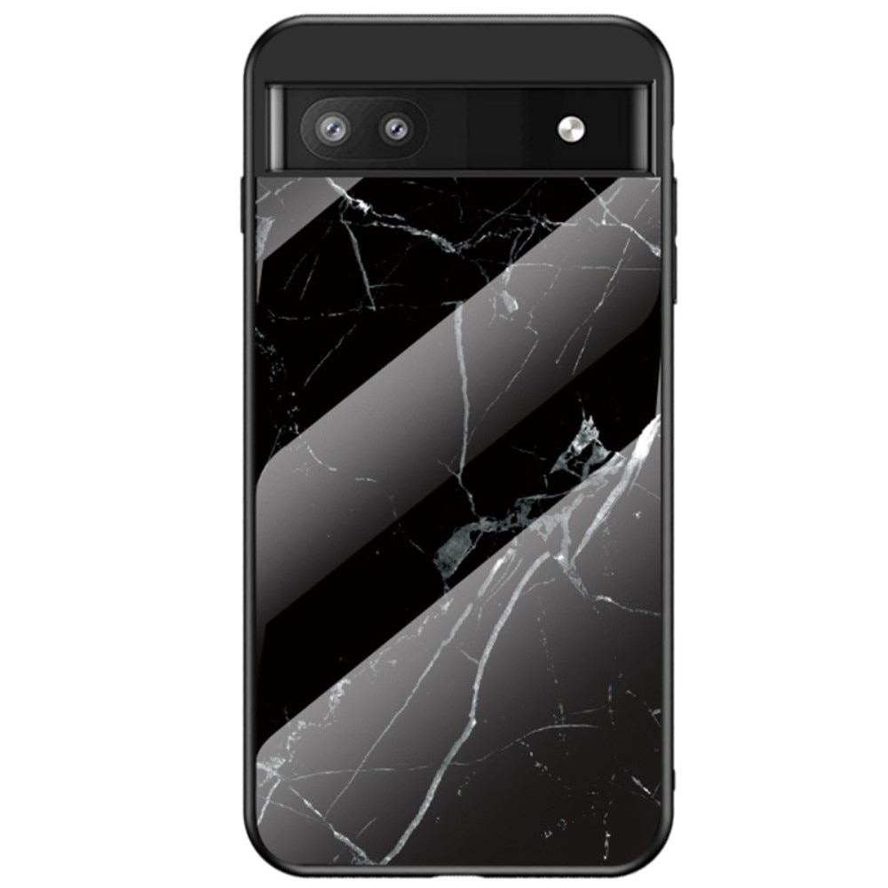 Funda vidrio templado Google Pixel 6a Mármol negro