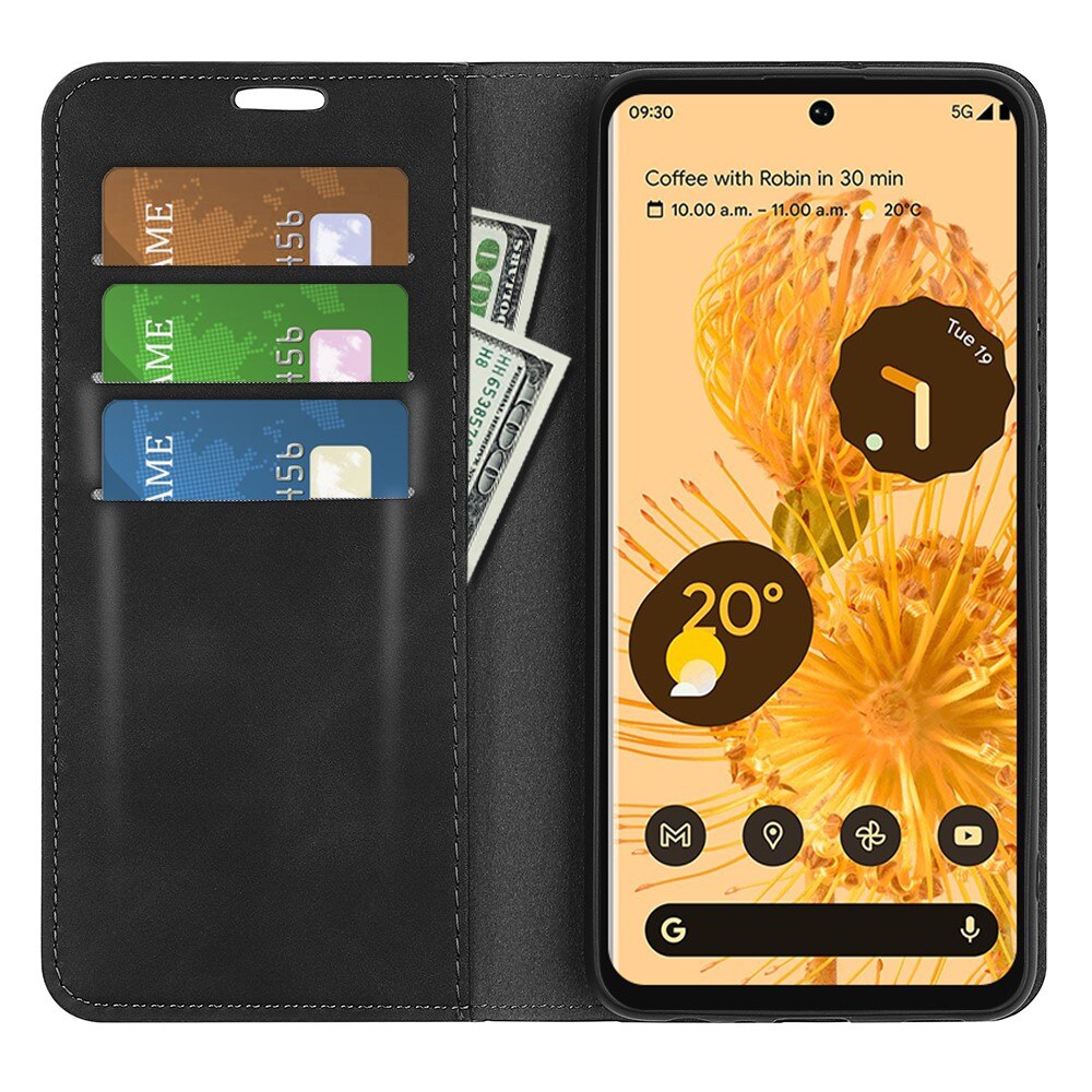 Funda delgada cartera Google Pixel 7 Pro Negro