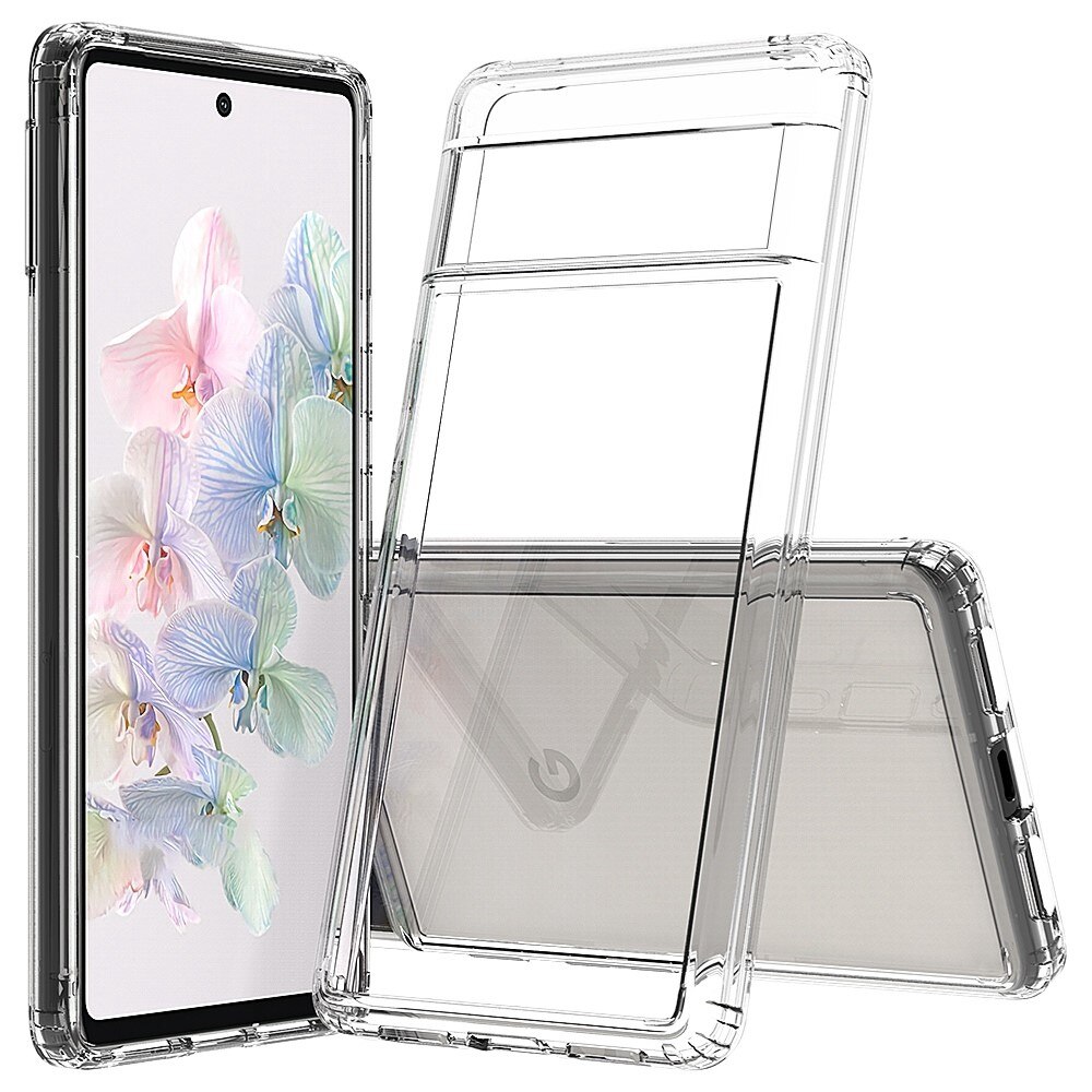 Funda híbrida Crystal Hybrid para Google Pixel 7, transparente