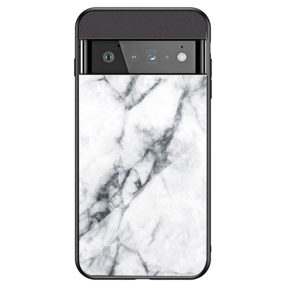 Funda vidrio templado Google Pixel 7 Pro Mármol blanco