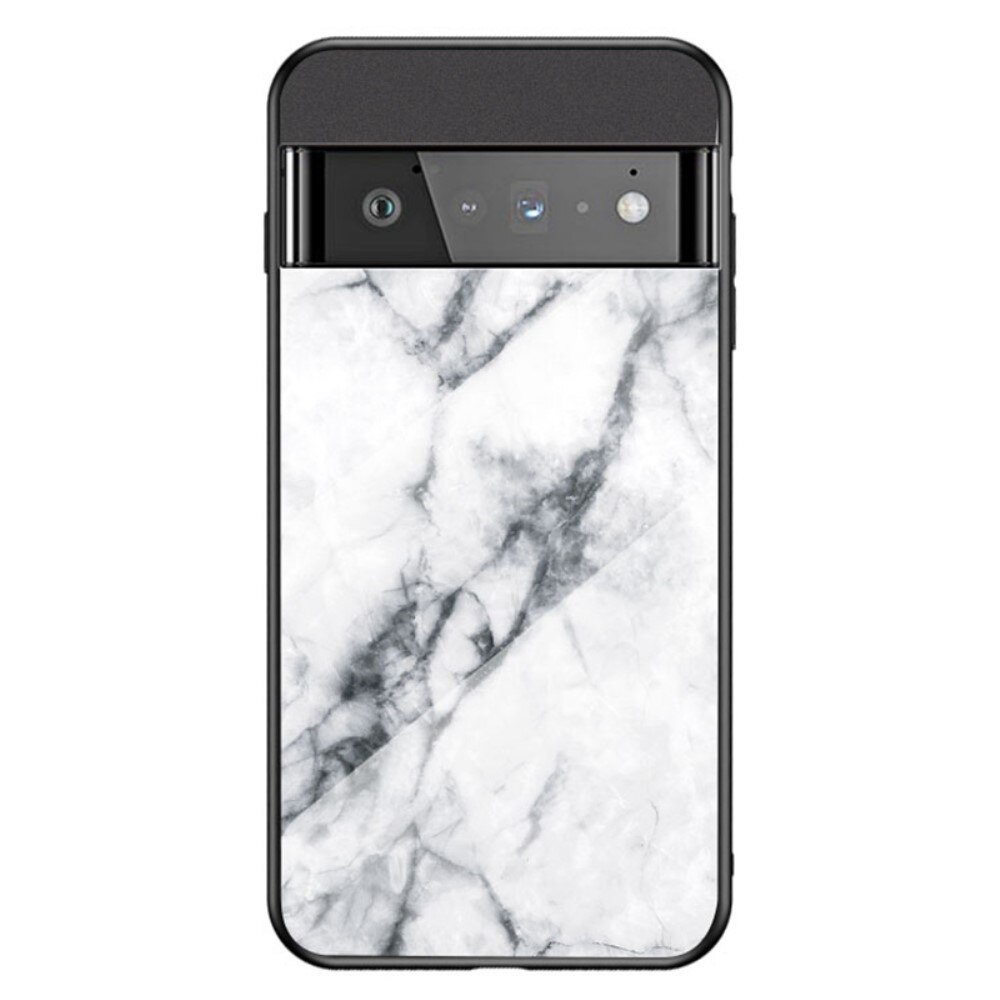 Funda vidrio templado Google Pixel 7 Mármol blanco