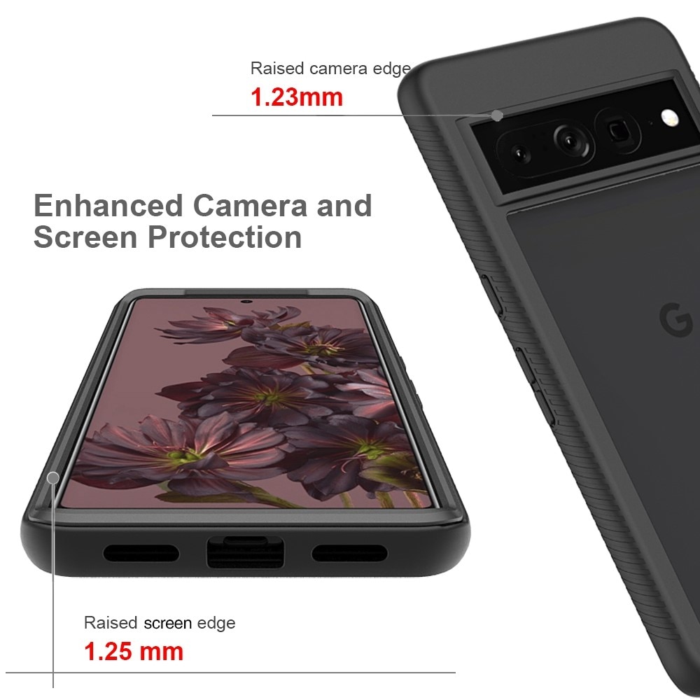 Funda con cobertura total Google Pixel 7 Pro Negro