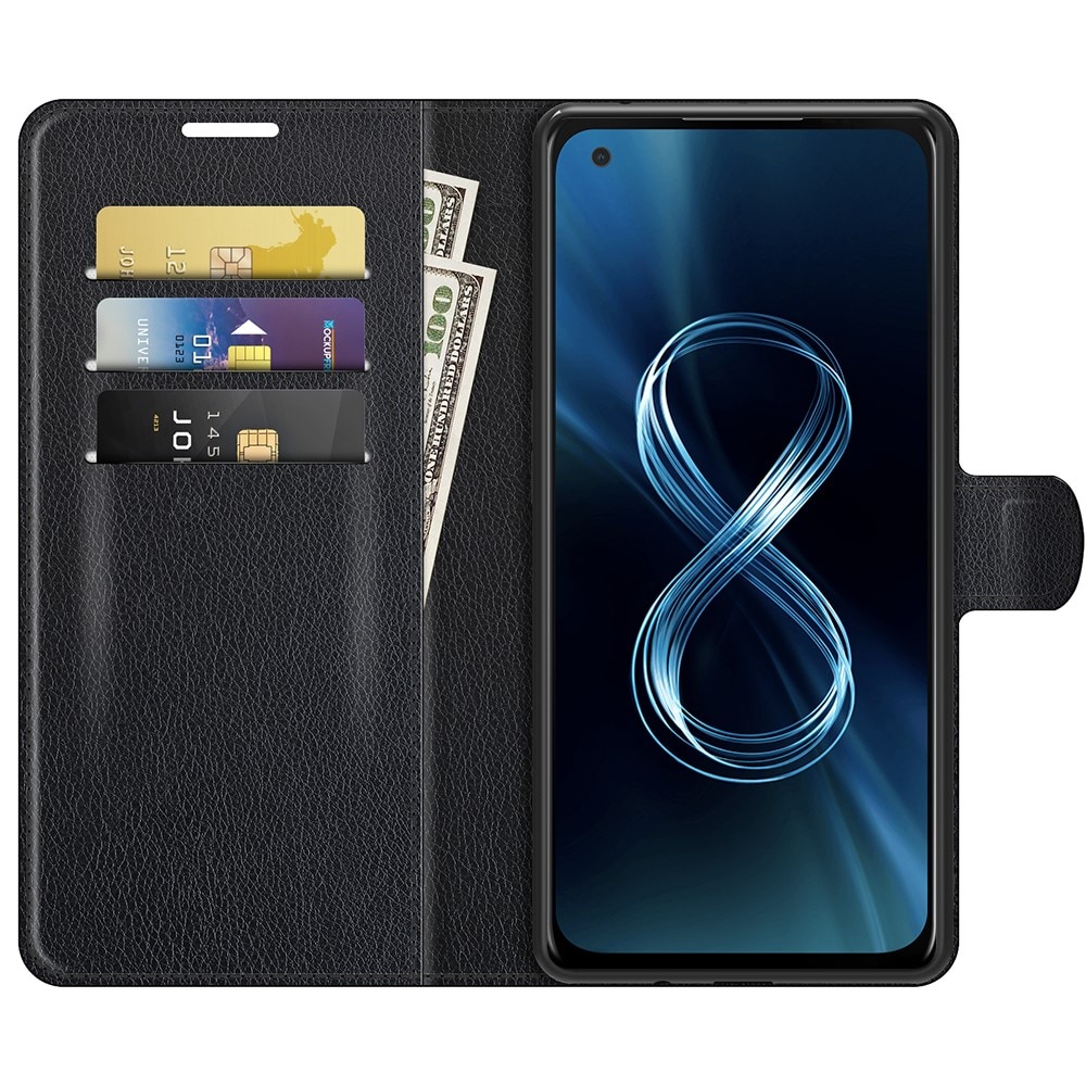 Funda cartera Asus ZenFone 8 Negro