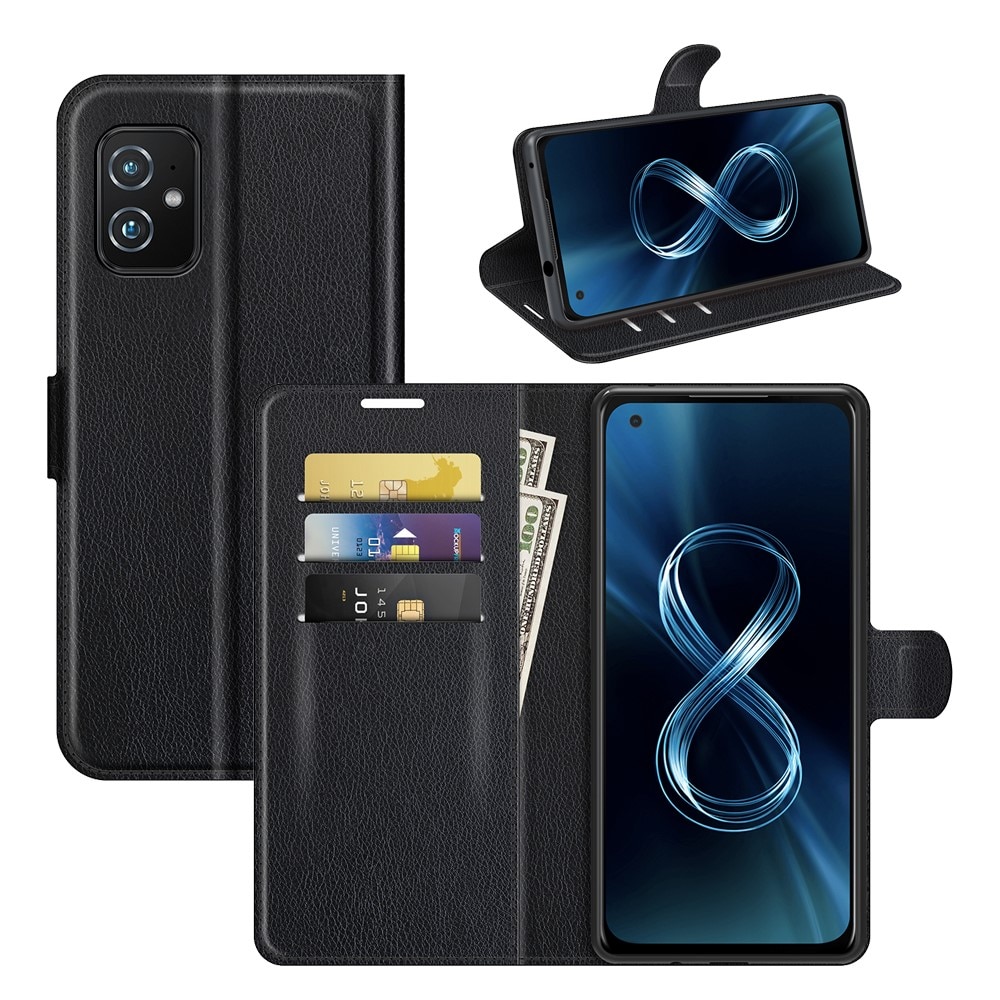 Funda cartera Asus ZenFone 8 Negro