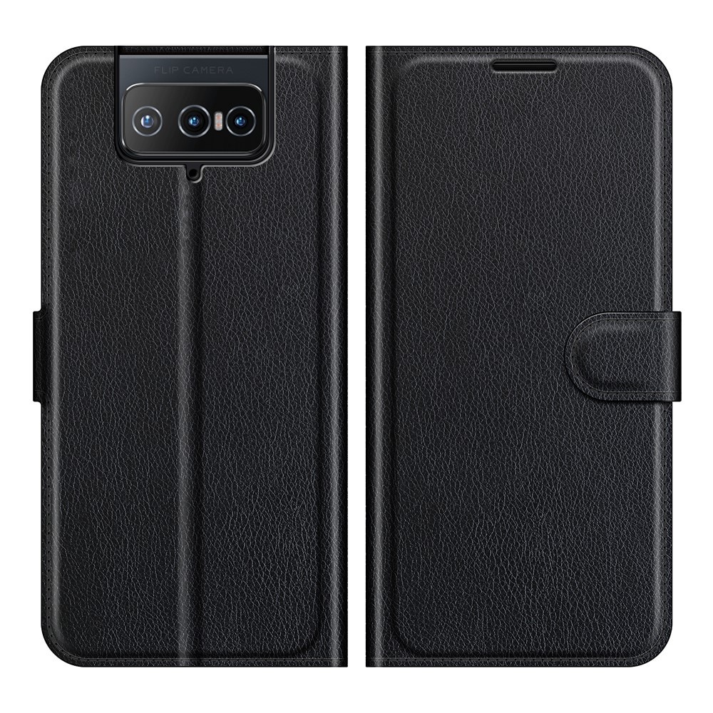 Funda cartera Asus ZenFone 8 Flip Negro