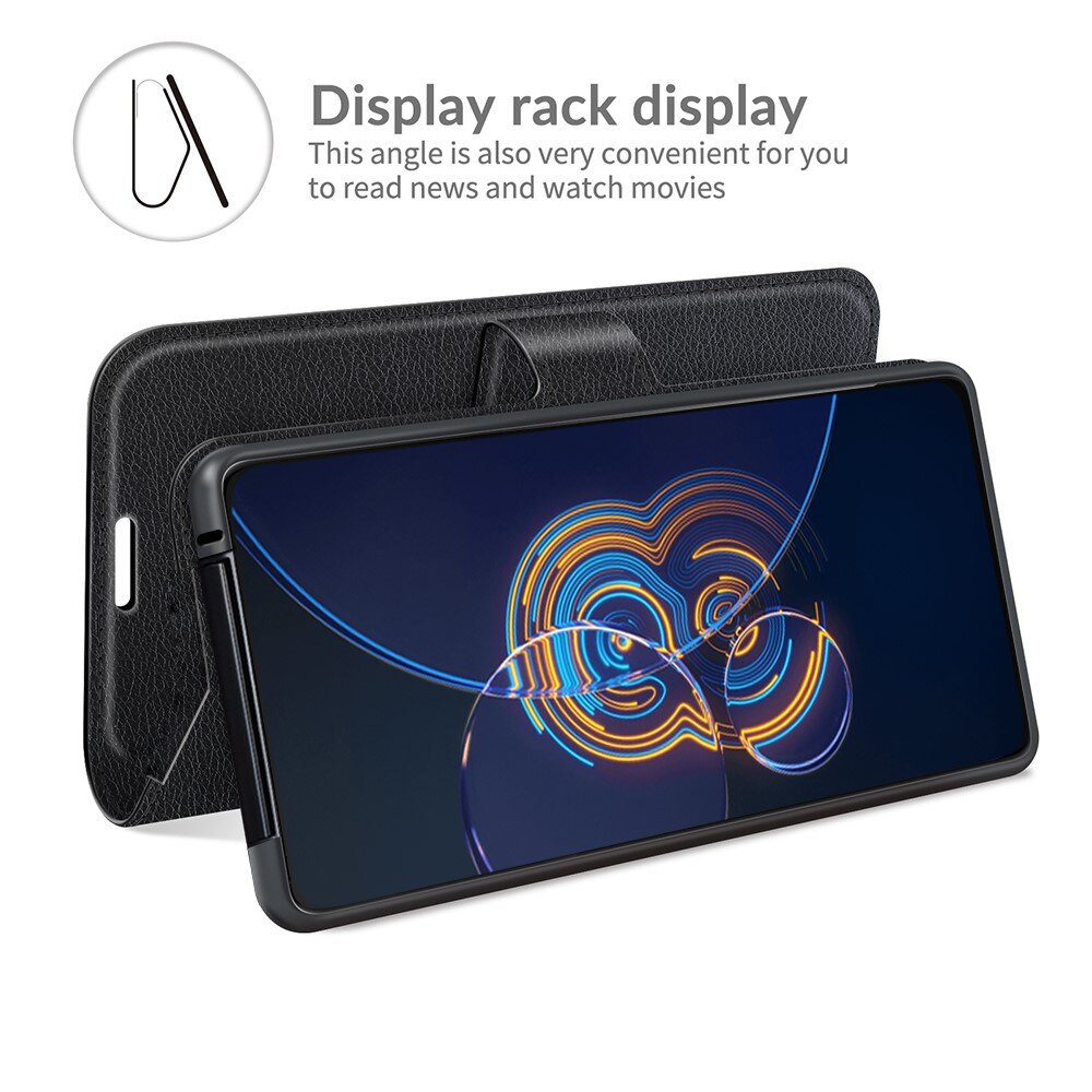 Funda cartera Asus ZenFone 8 Flip Negro