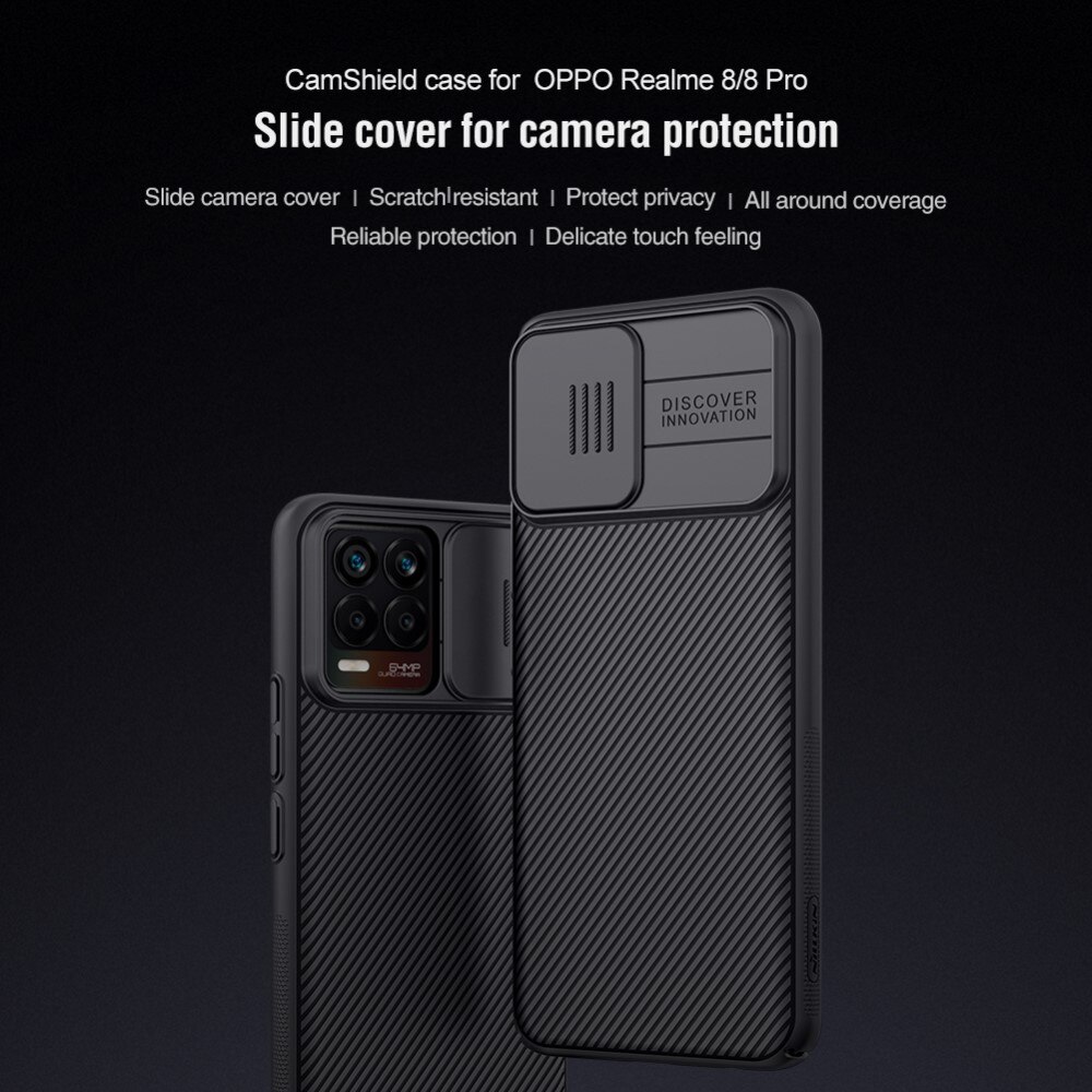 Funda CamShield Realme 8/8 Pro Negro