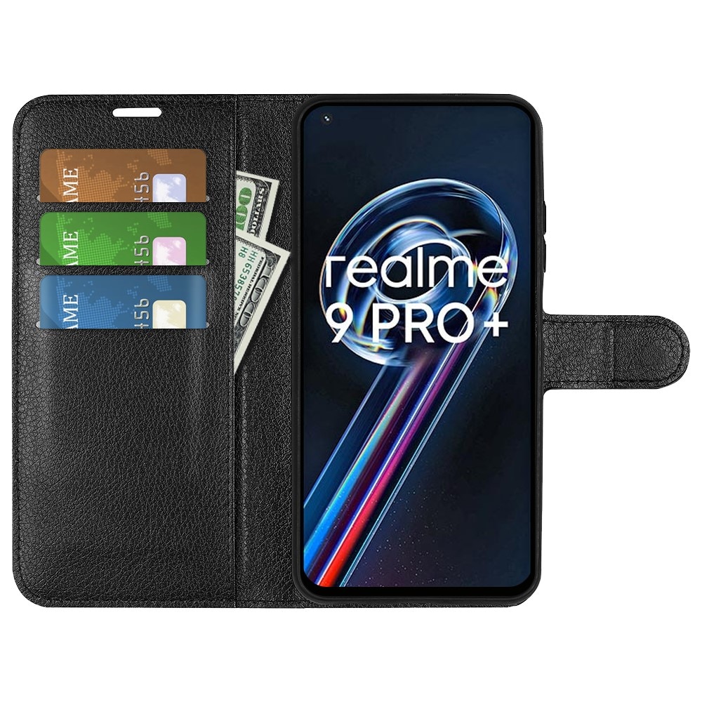 Funda cartera Realme 9 Pro Plus Negro