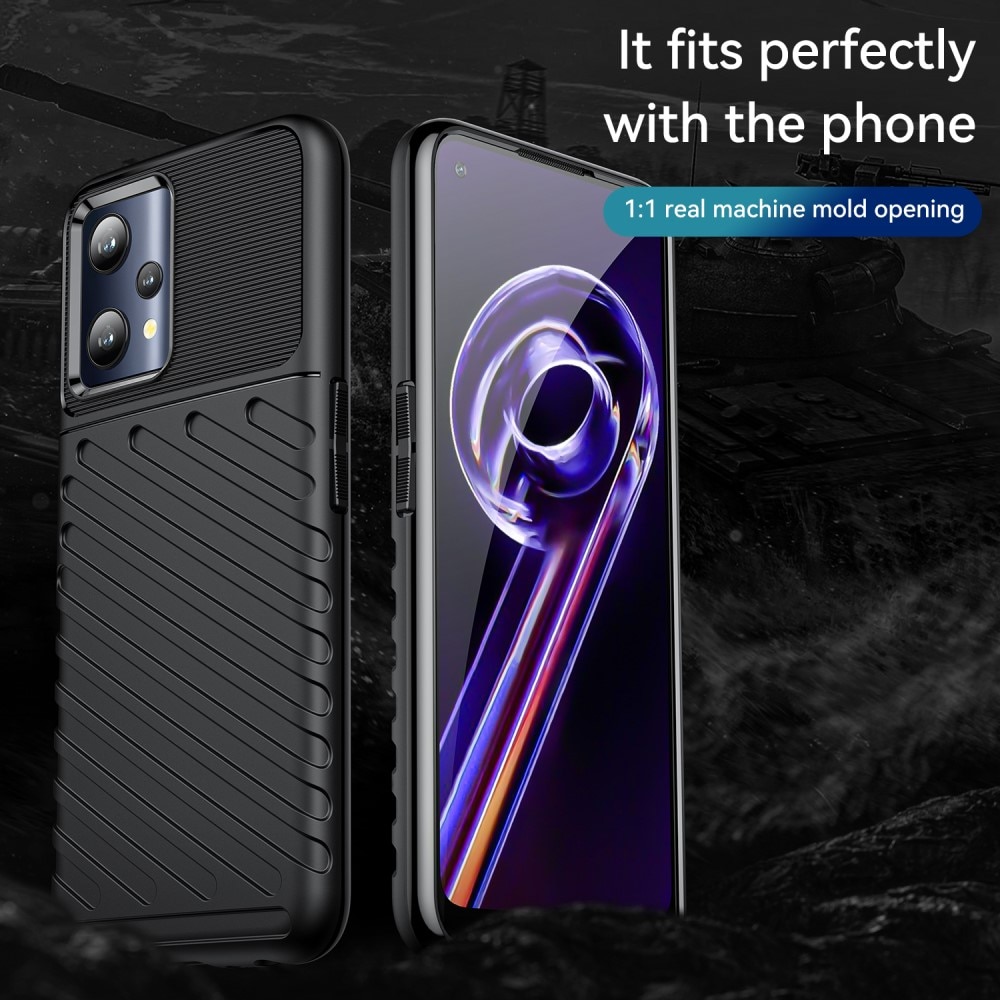 Funda Thunder TPU Realme/OnePlus 9 Pro/Nord CE 2 Lite 5G Negro
