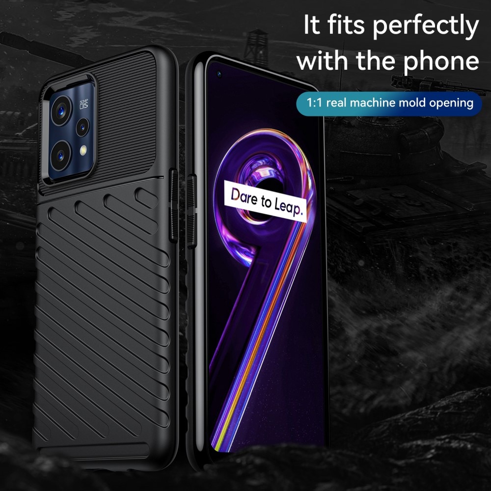 Funda Thunder TPU Realme 9 Pro Plus Negro