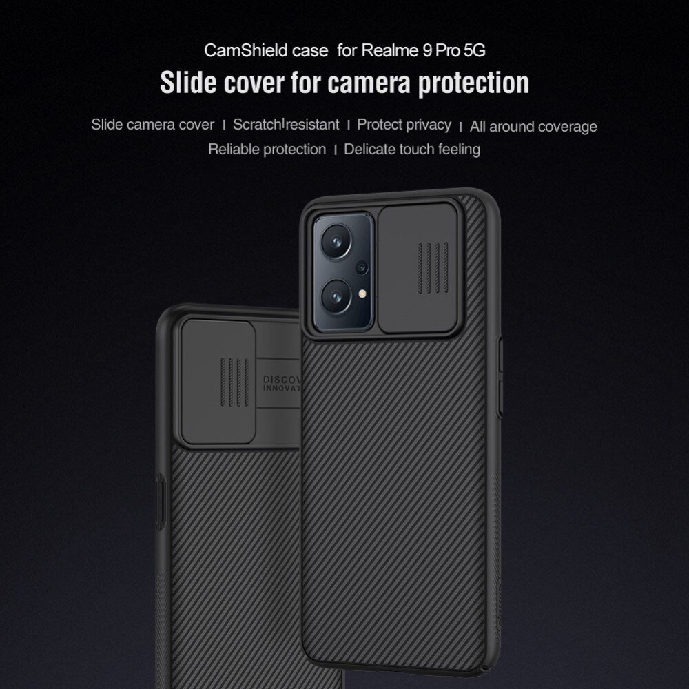 Funda CamShield Realme 9 Pro Negro