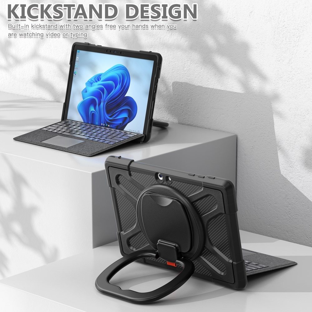 Kickstand Hybrid Case Microsoft Surface Go/Go 2/Go 3 10,5 Black