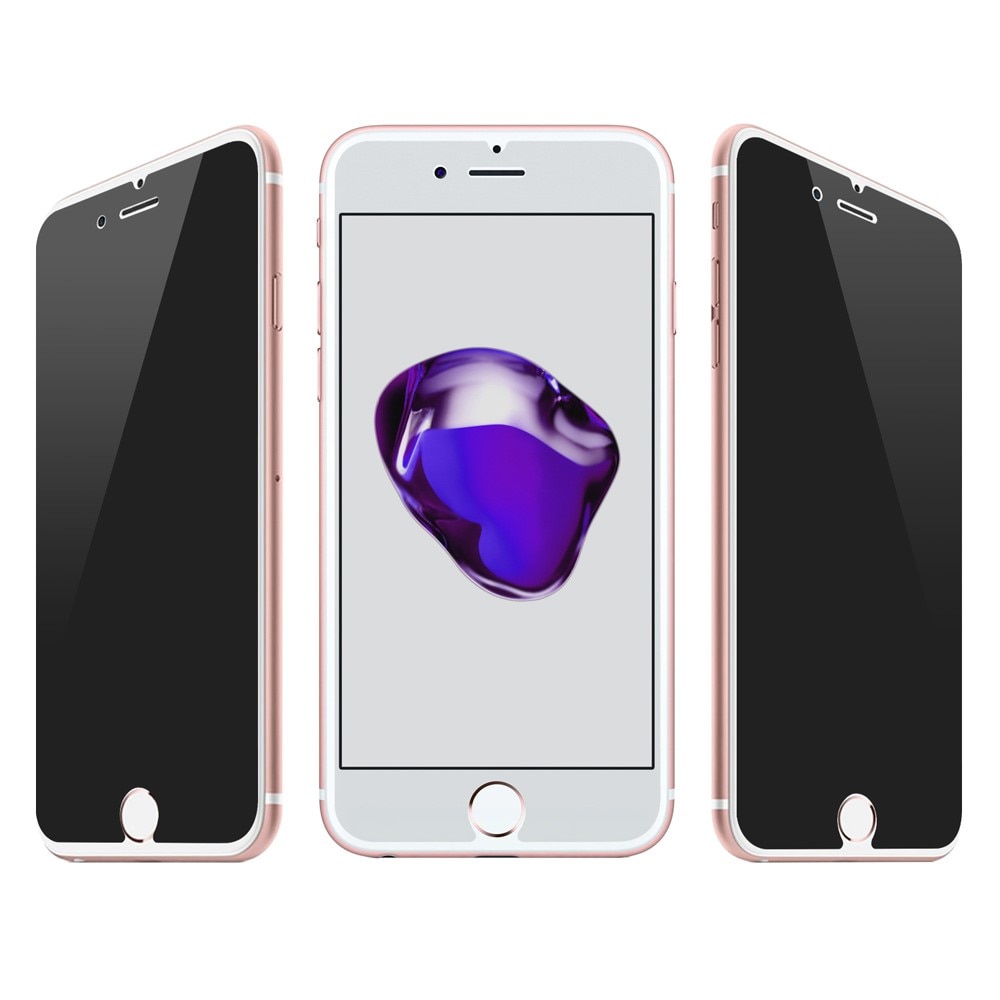 Protector de pantalla privacidad de cristal templado iPhone 8 negro