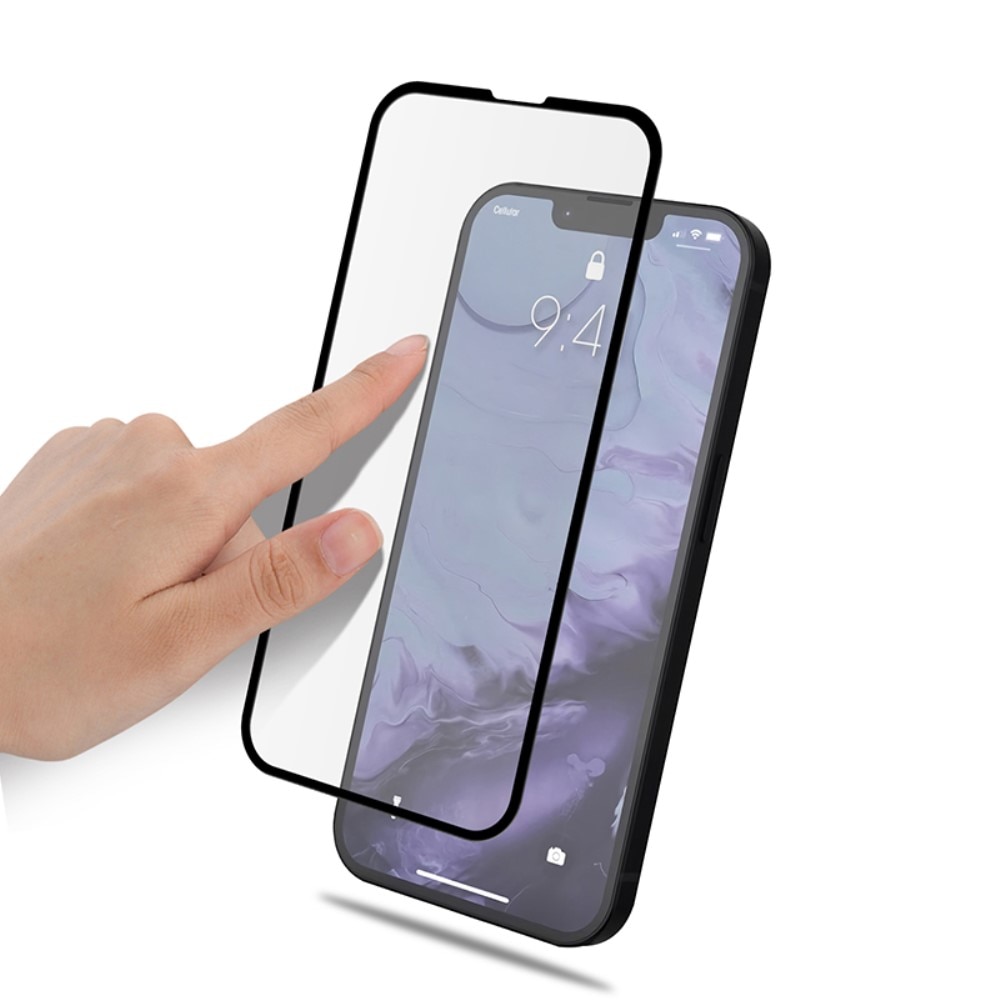 Protector de pantalla cobertura total cristal templado iPhone 13 Mini Negro