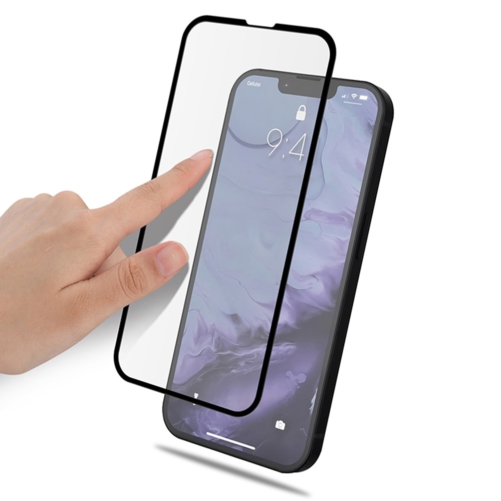 Protector de pantalla cobertura total cristal templado iPhone 13 Pro Max Negro