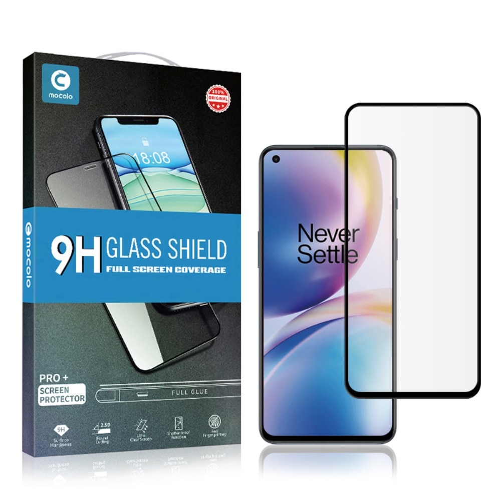 Protector de pantalla cobertura total cristal templado OnePlus Nord 2 5G Negro