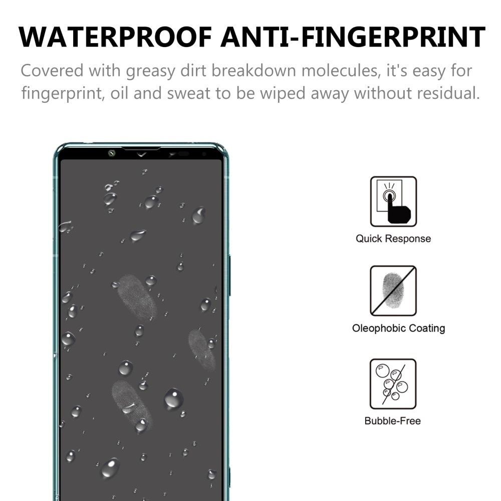 Protector de pantalla cobertura total cristal templado Sony Xperia 5 III Negro