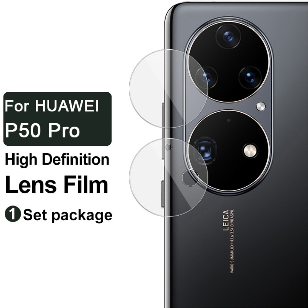 Cubre objetivo de cristal templado de 0,2mm Huawei P50 Pro transparente