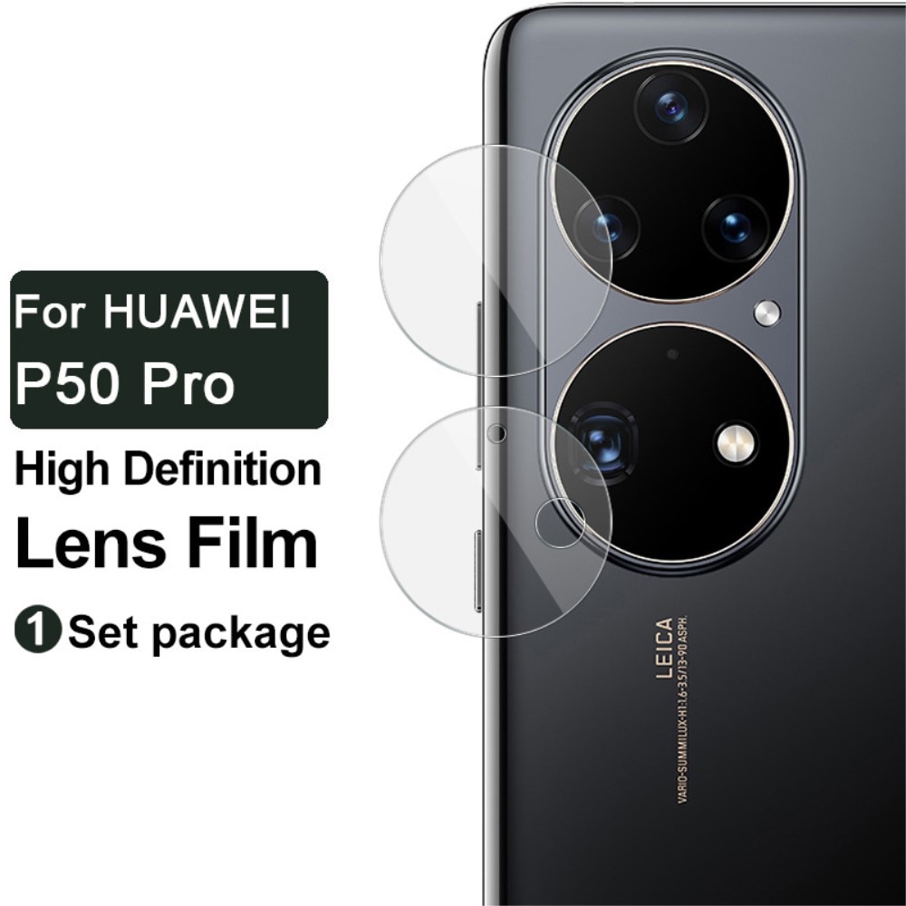 Cubre objetivo de cristal templado de 0,2mm Huawei P50 Pro Transparente