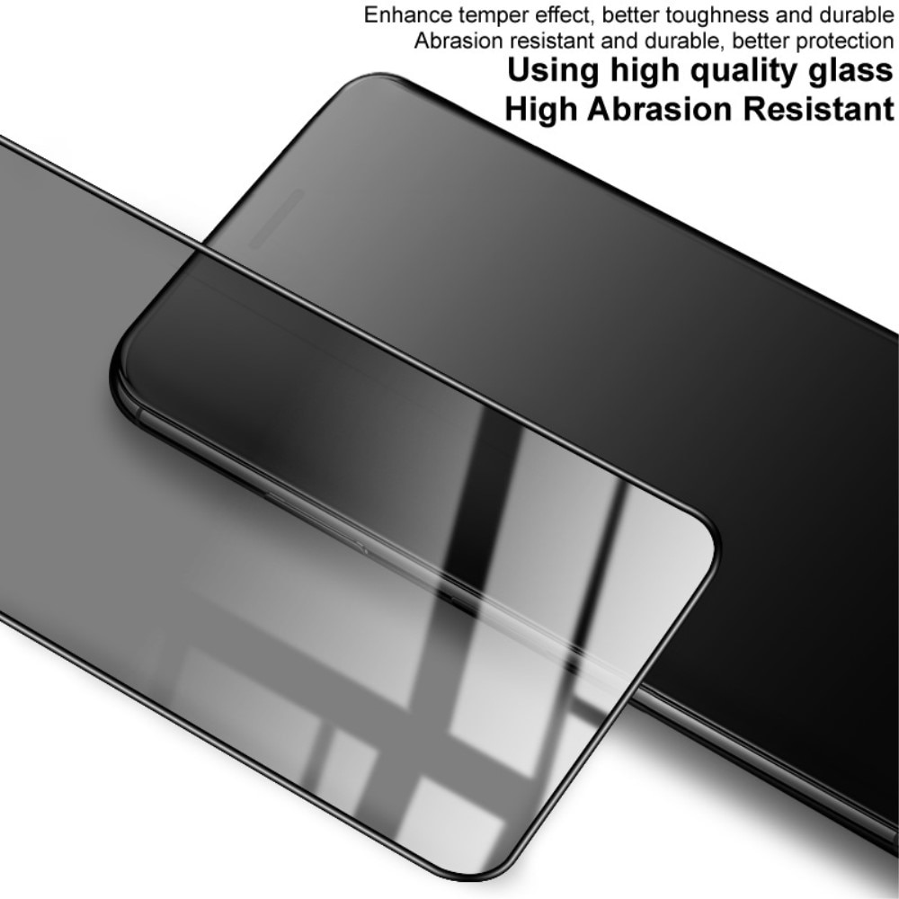 Protector pantalla cobertura privacidad total de cristal emplado iPhone 14 Plus negro