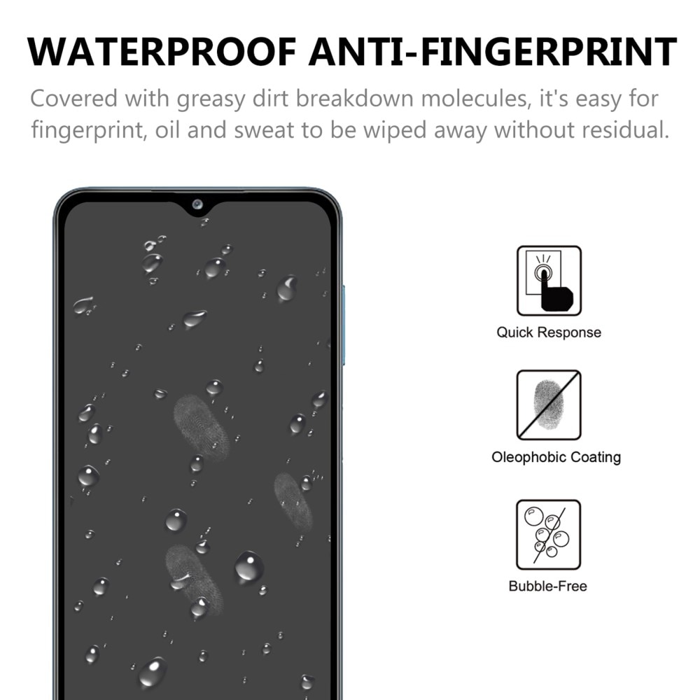 Protector de pantalla cobertura total cristal templado Samsung Galaxy A13 5G Negro