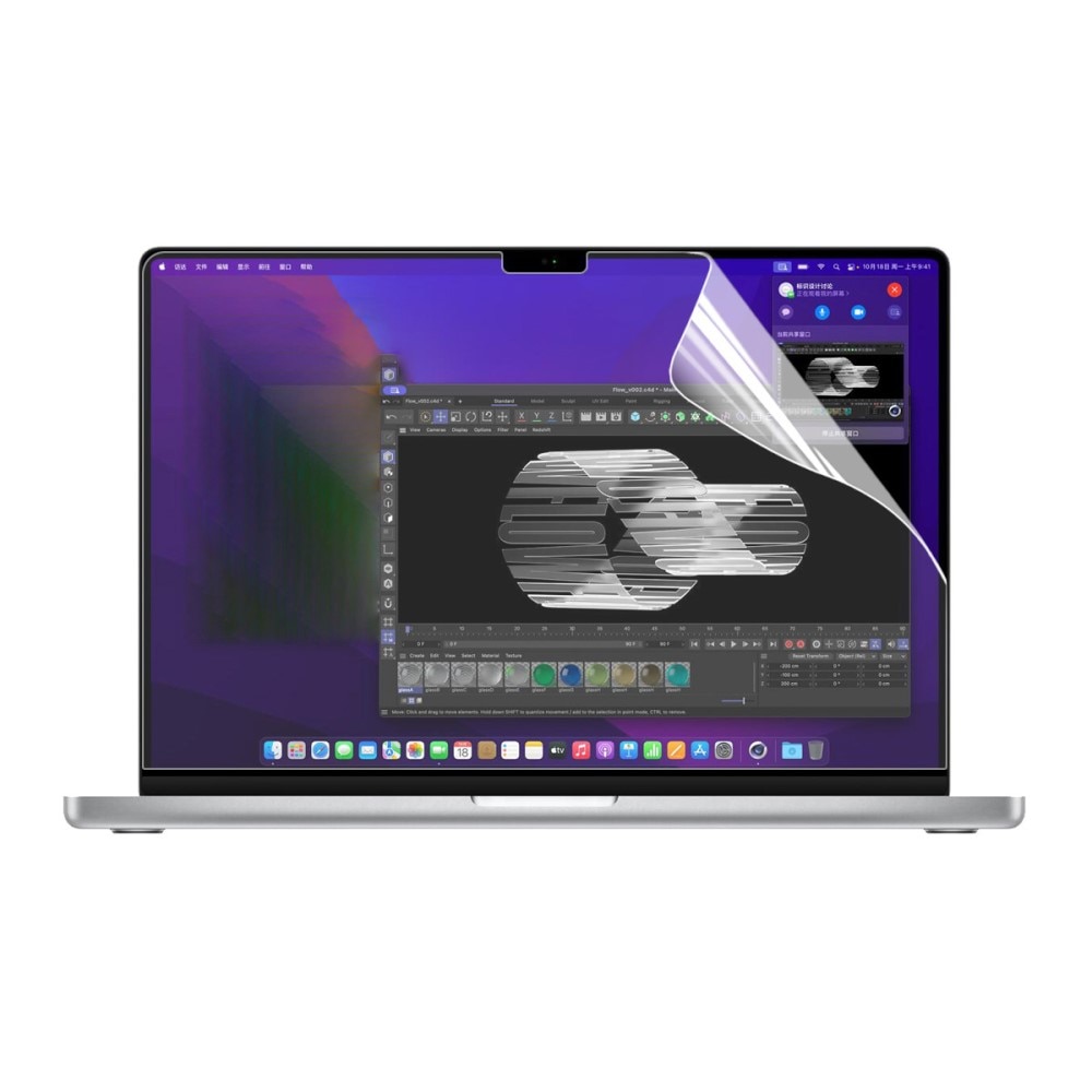 Protector de pantalla Macbook Pro 14.2 2021 Transparente