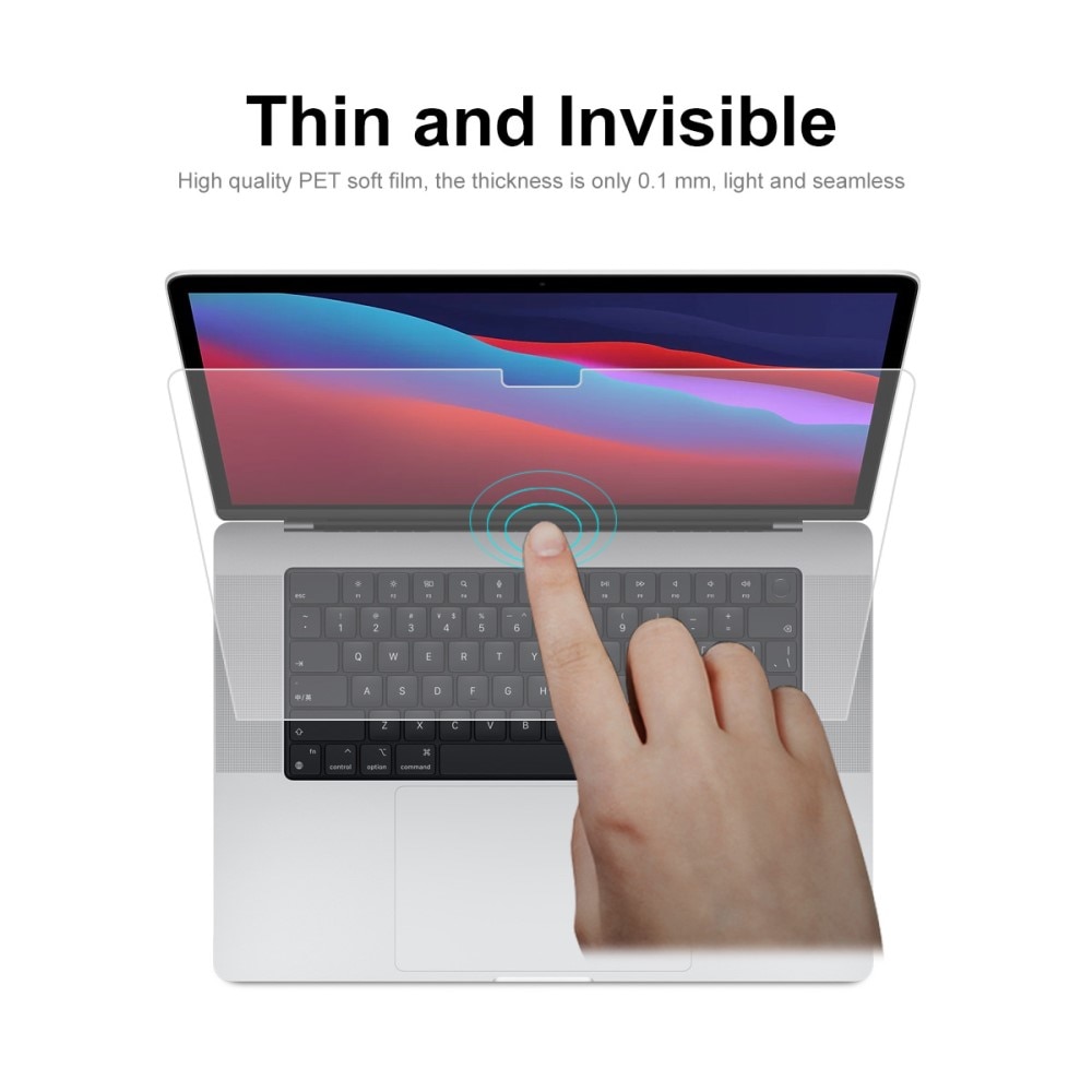 Protector de pantalla MacBook Pro 16.2 2021/2022/2023 Transparente