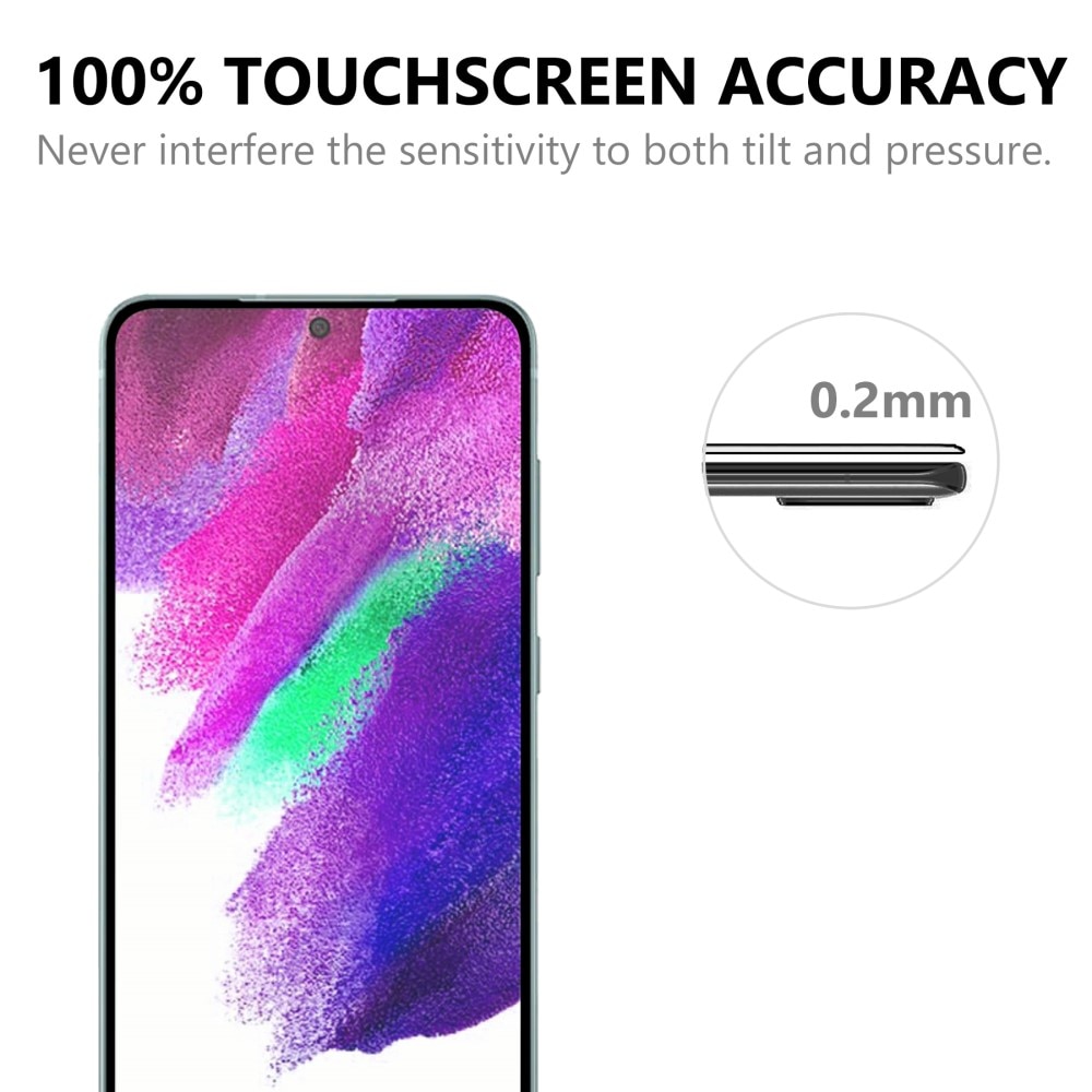 Protector de pantalla cobertura total cristal templado Samsung Galaxy S22 Negro