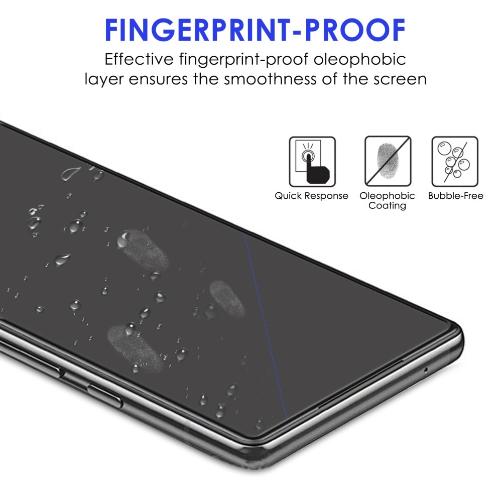 Protector de pantalla cobertura total cristal templado Google Pixel 6a Negro