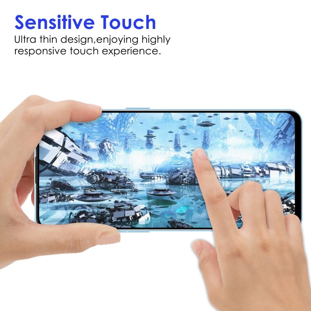 Protector de pantalla cobertura total cristal templado Samsung Galaxy A73 5G Negro