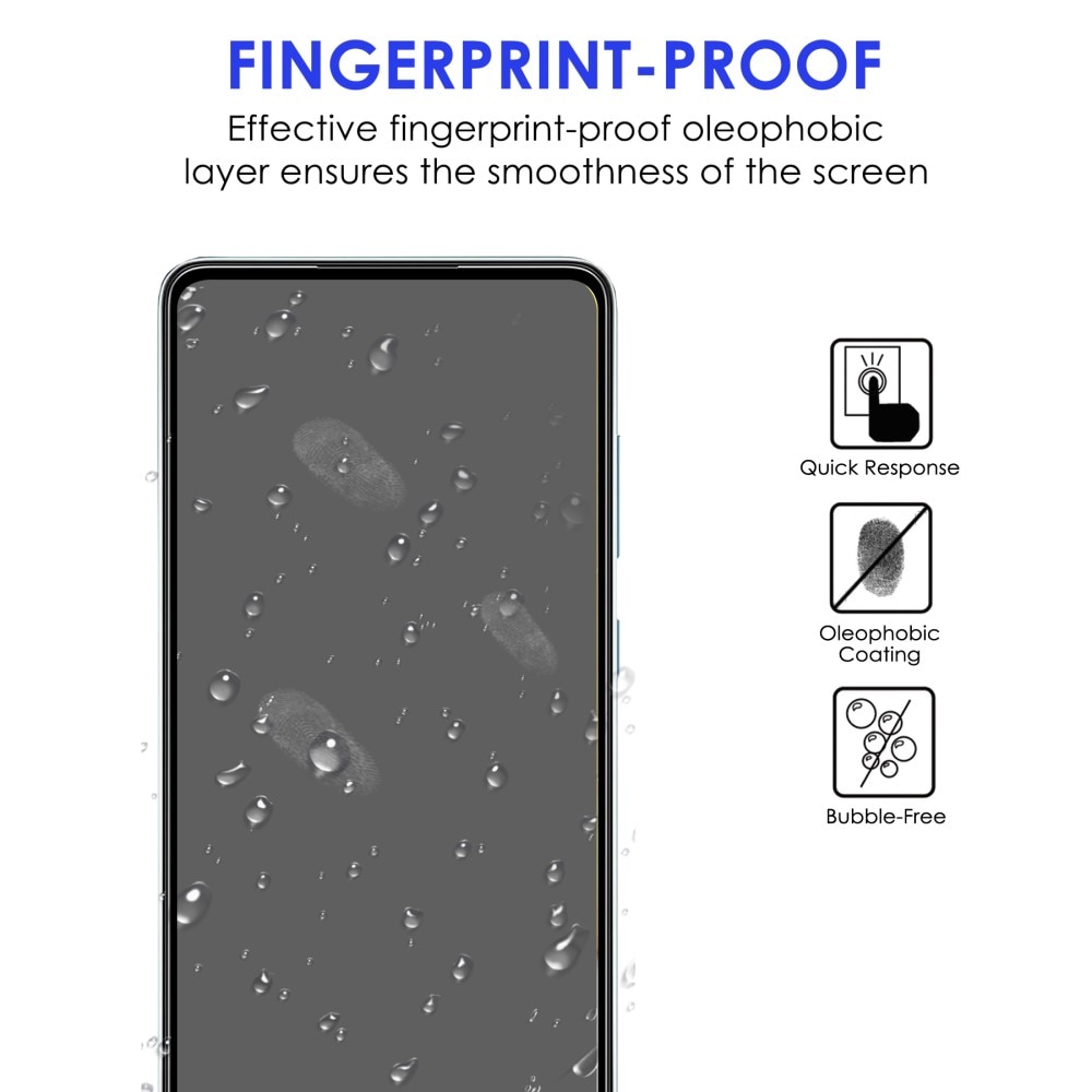 Protector de pantalla cobertura total cristal templado Samsung Galaxy A53 Negro