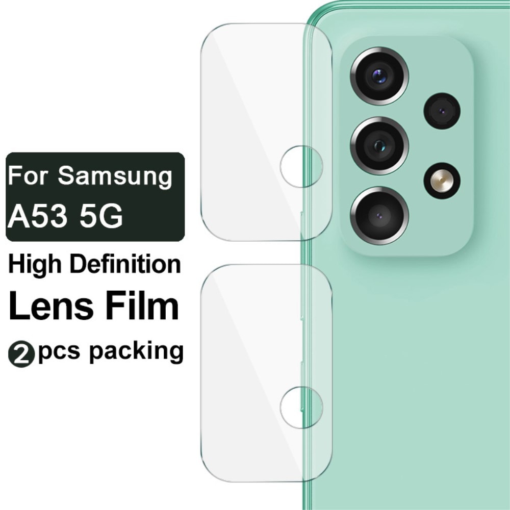 Cubre objetivo de cristal templado 0.2 mm (2 piezas) Samsung Galaxy A33/A53/A73