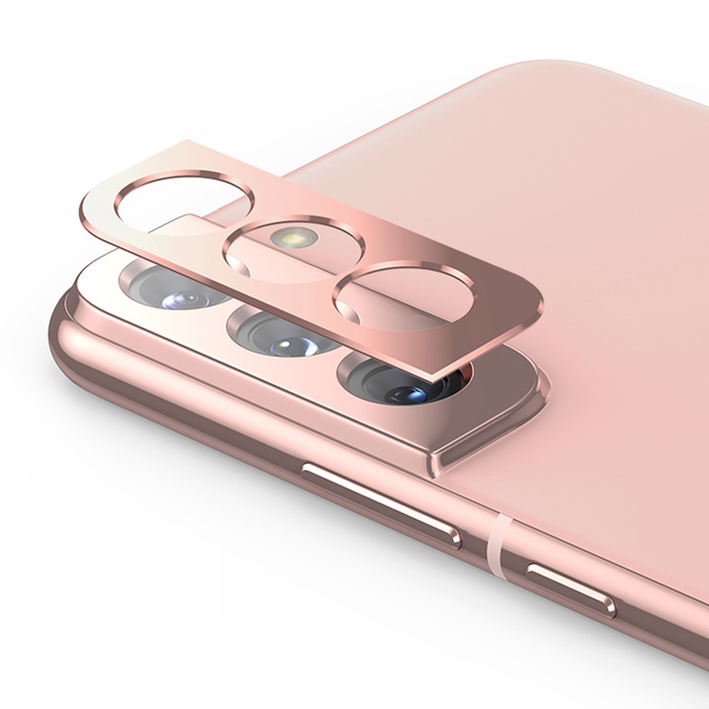 Protector Cámara Aluminio Samsung Galaxy S22/S22 Plus Oro rosa