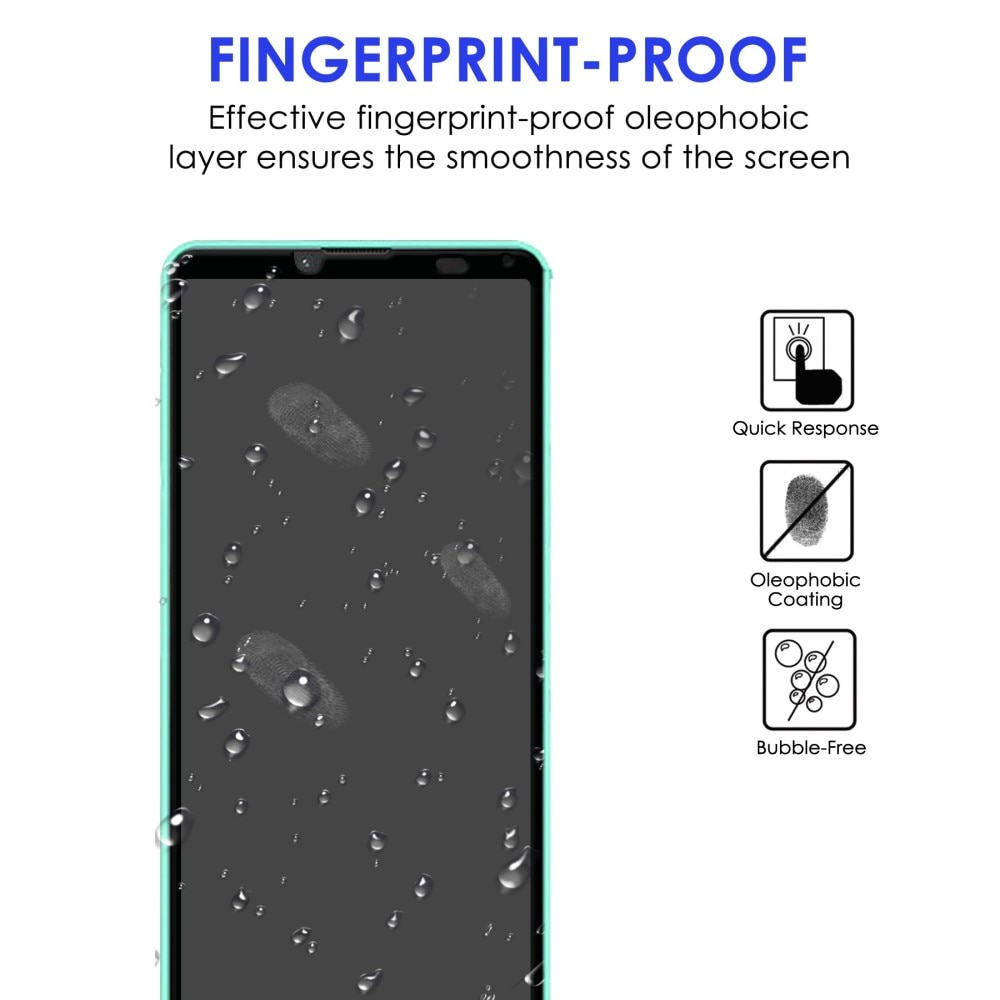 Protector Pantalla Cobertura total Cristal Templado Sony Xperia 10 iV Negro
